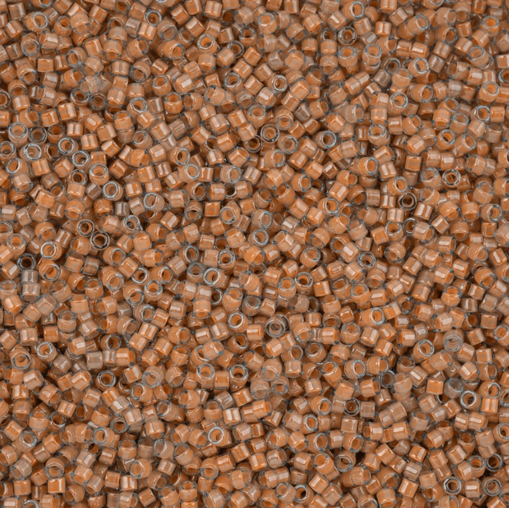 Delica 11/0 RD Sea Coral Luminous Neon Color (2042v) Delica Beads