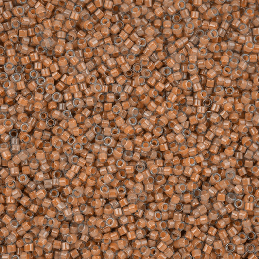 Delica 11/0 RD Sea Coral Luminous Neon Color (2042v) Delica Beads