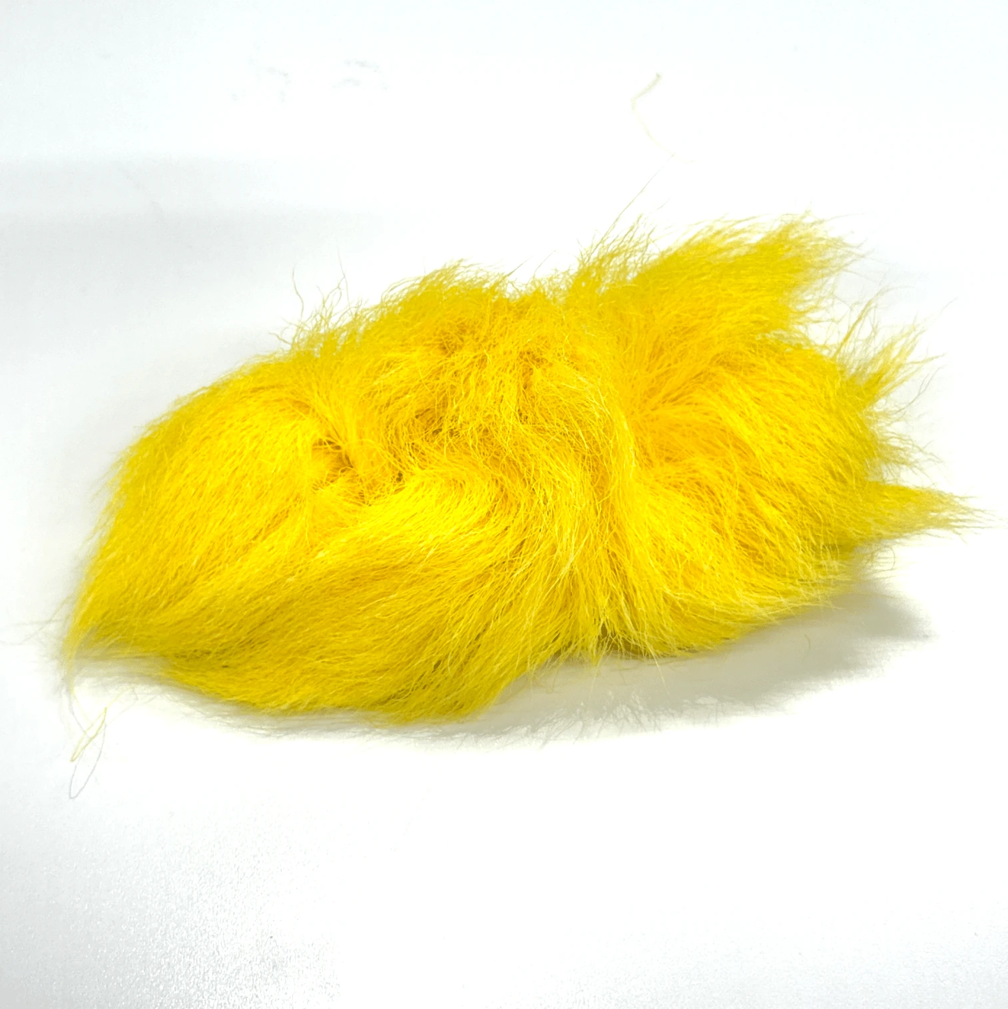 Lemon Yellow Caribou Fur Dyed Natural Caribou Fur 1×3 inch Strip for Tufting! Promotions
