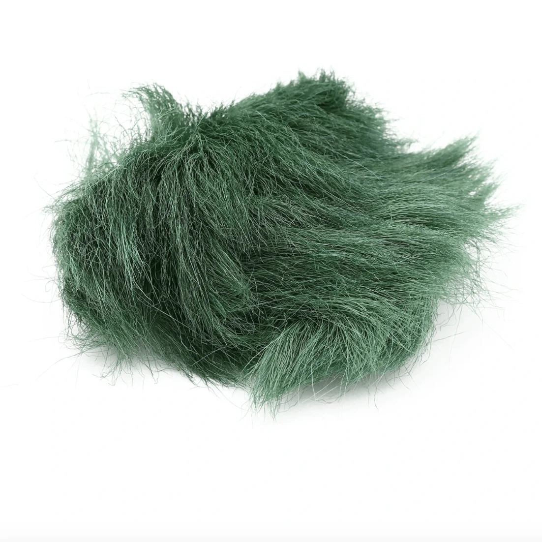 Dark Green Caribou Fur Dyed Natural Caribou Fur 1×3 inch Strip for Tufting! Promotions