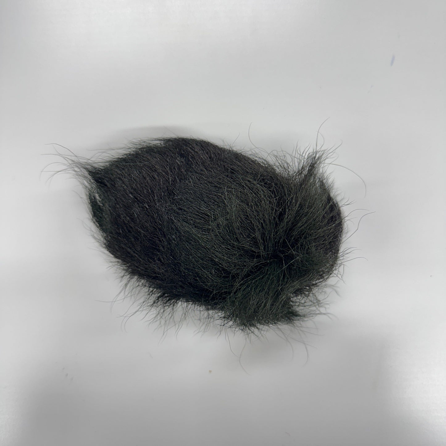 Jet Black Caribou Fur Dyed Natural Caribou Fur 1×3 inch Strip for Tufting! Promotions