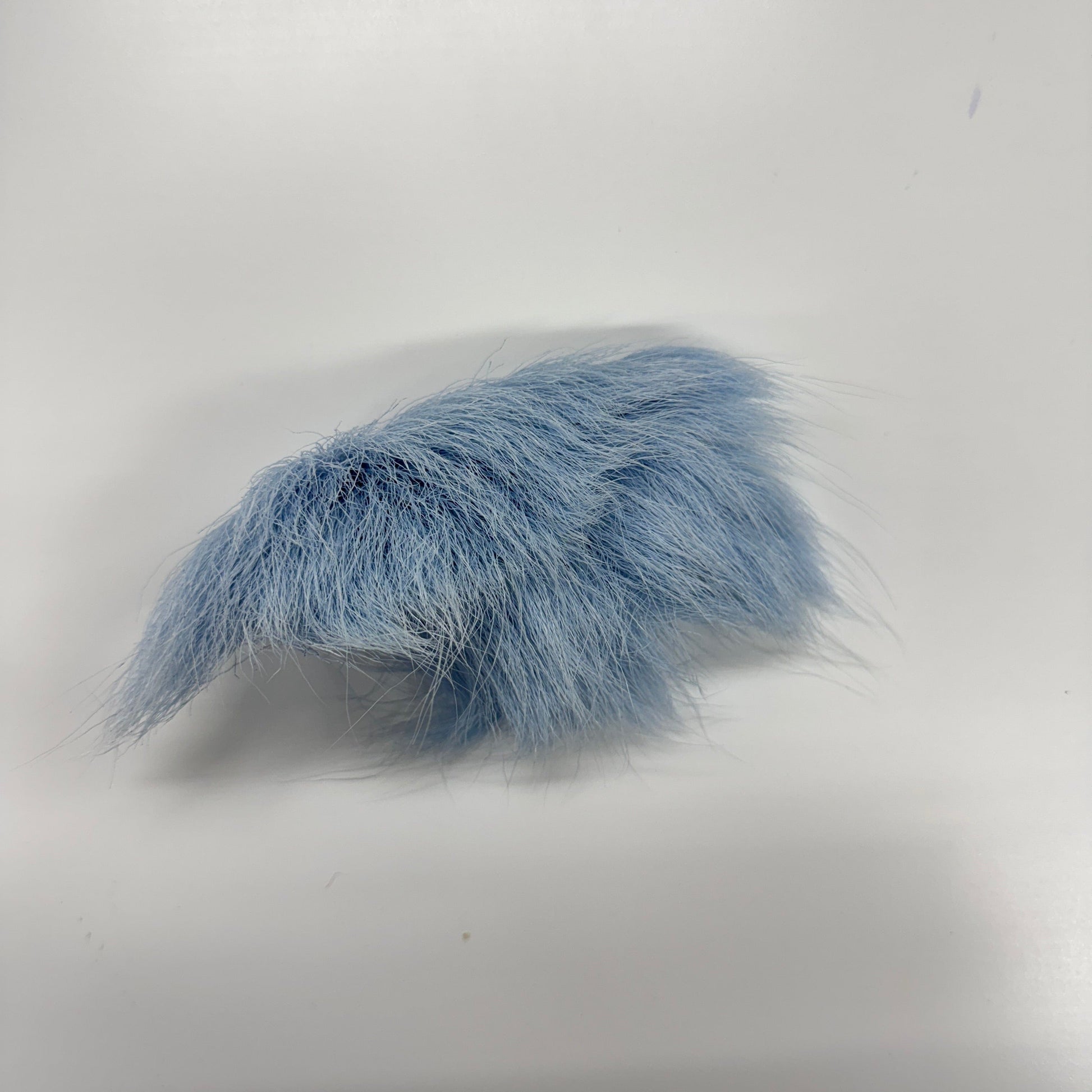 Bright Sapphire Caribou Fur Dyed Natural Caribou Fur 1×3 inch Strip for Tufting
