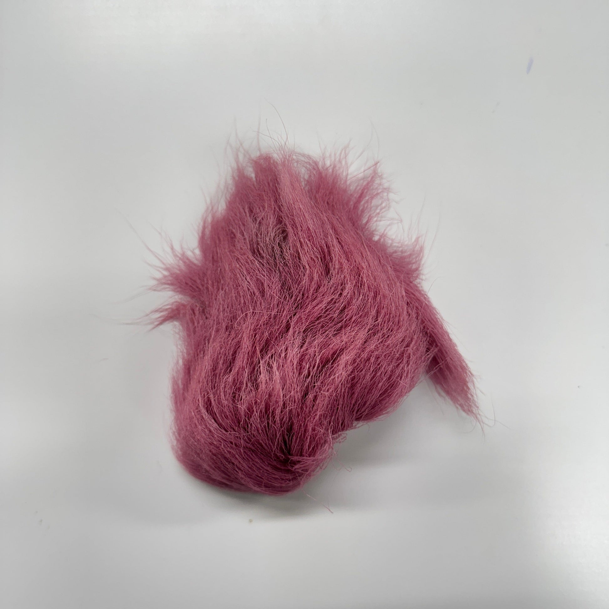 Scarlet Caribou Fur Dyed Natural Caribou Fur 1×3 inch Strip for Tufting