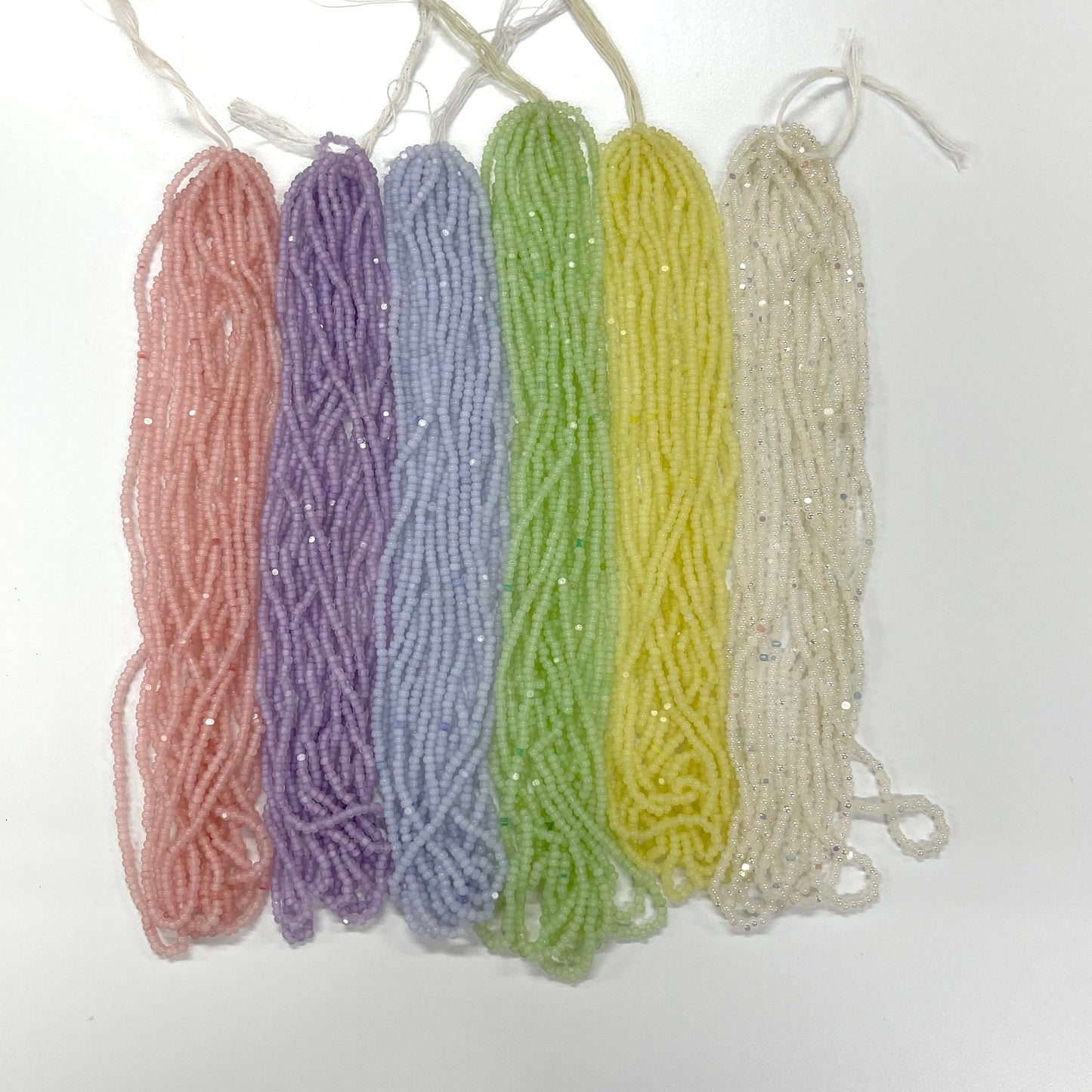 "Easter Pastels" 6 x 11/0 Charlotte Cut Seed Beads Set, Promotions Charlotte Cut Seedbeads