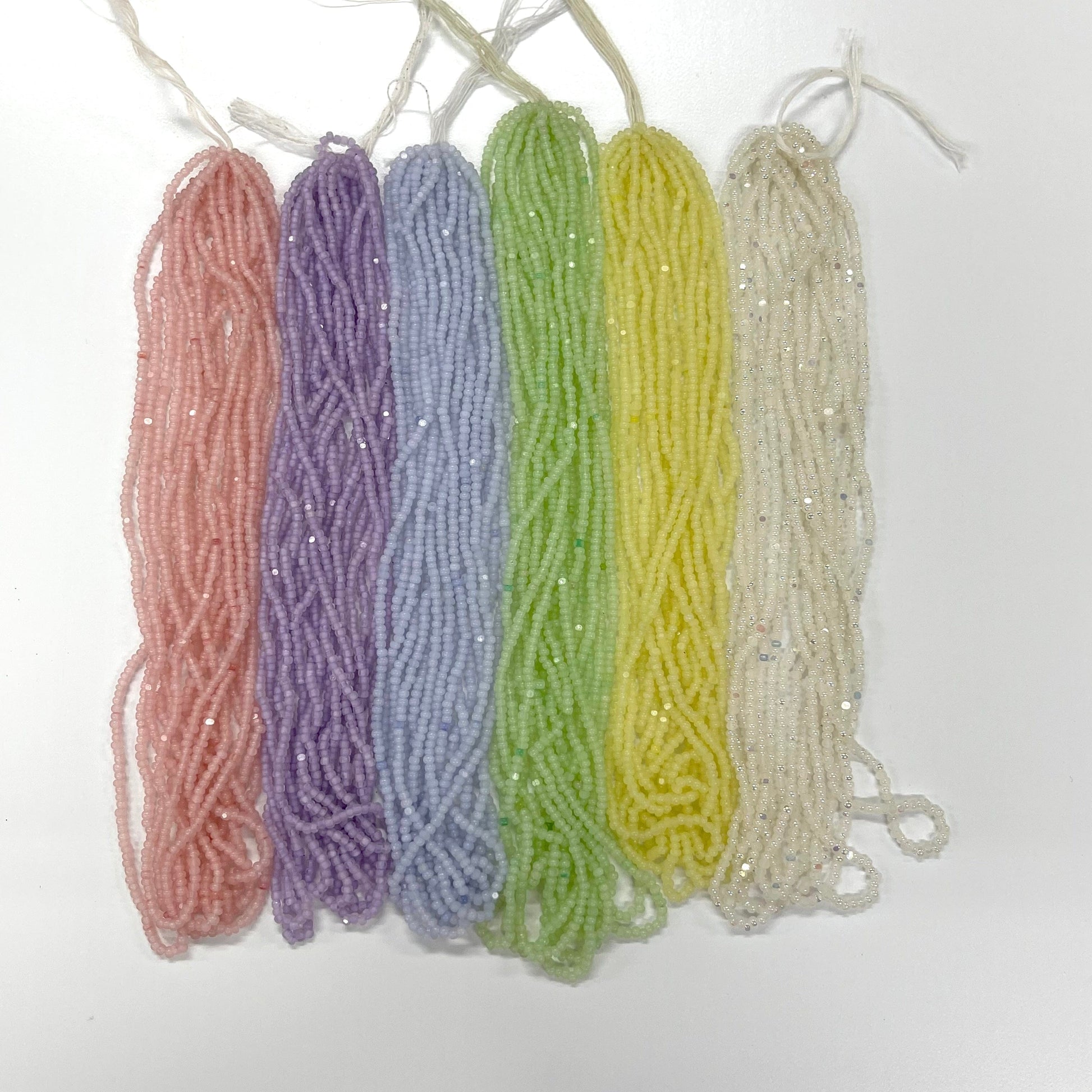 "Easter Pastels" 6 x 11/0 Charlotte Cut Seed Beads Set, Promotions Charlotte Cut Seedbeads