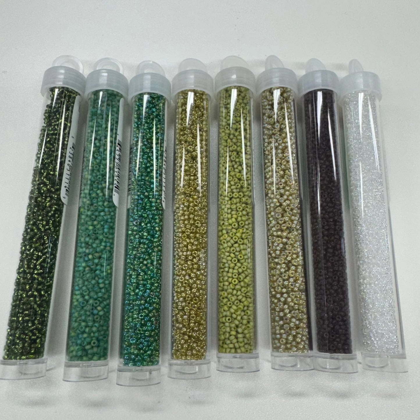 "Evergreen Dreams" Sage Green 8 x Miyuki Seed Bead (22g) Bundle Set, Promotions Promotions