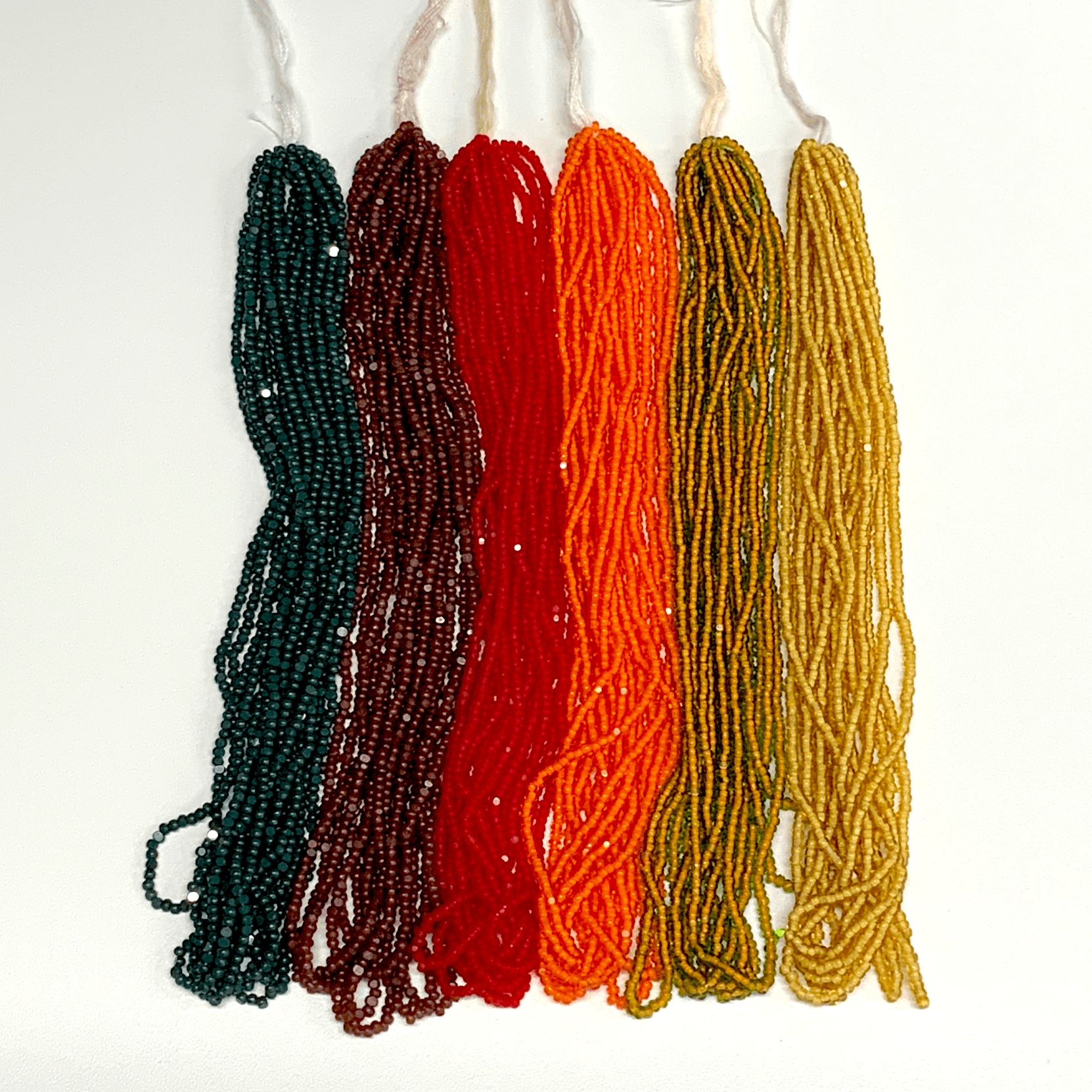 "Fall Harvest"🍁 6 x 11/0 Charlotte Cut Seed Beads Set, Promotions Charlotte Cut Seedbeads