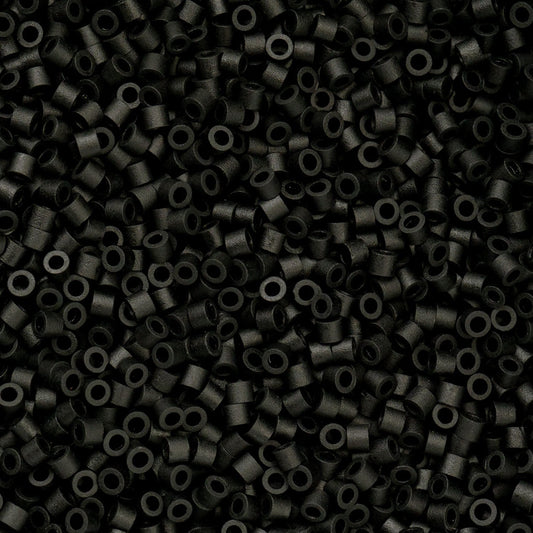 Cylin Bead 11/0 25g Bag Black Matte Cylin Beads John Beads