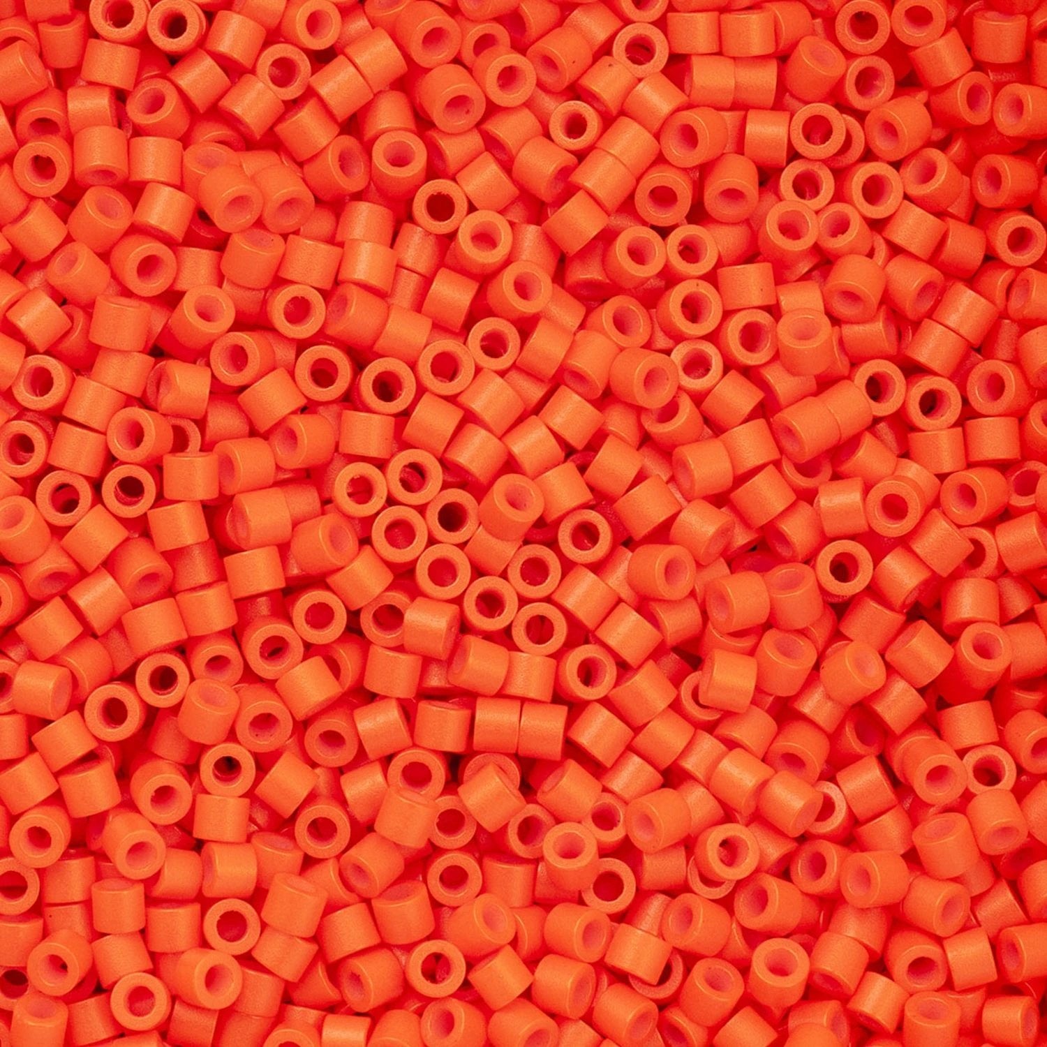 Cylin Bead 11/0 25g Bag – Opaque Orange Cylin Beads John Beads
