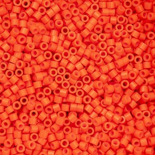 Cylin Bead 11/0 25g Bag – Opaque Orange Cylin Beads John Beads