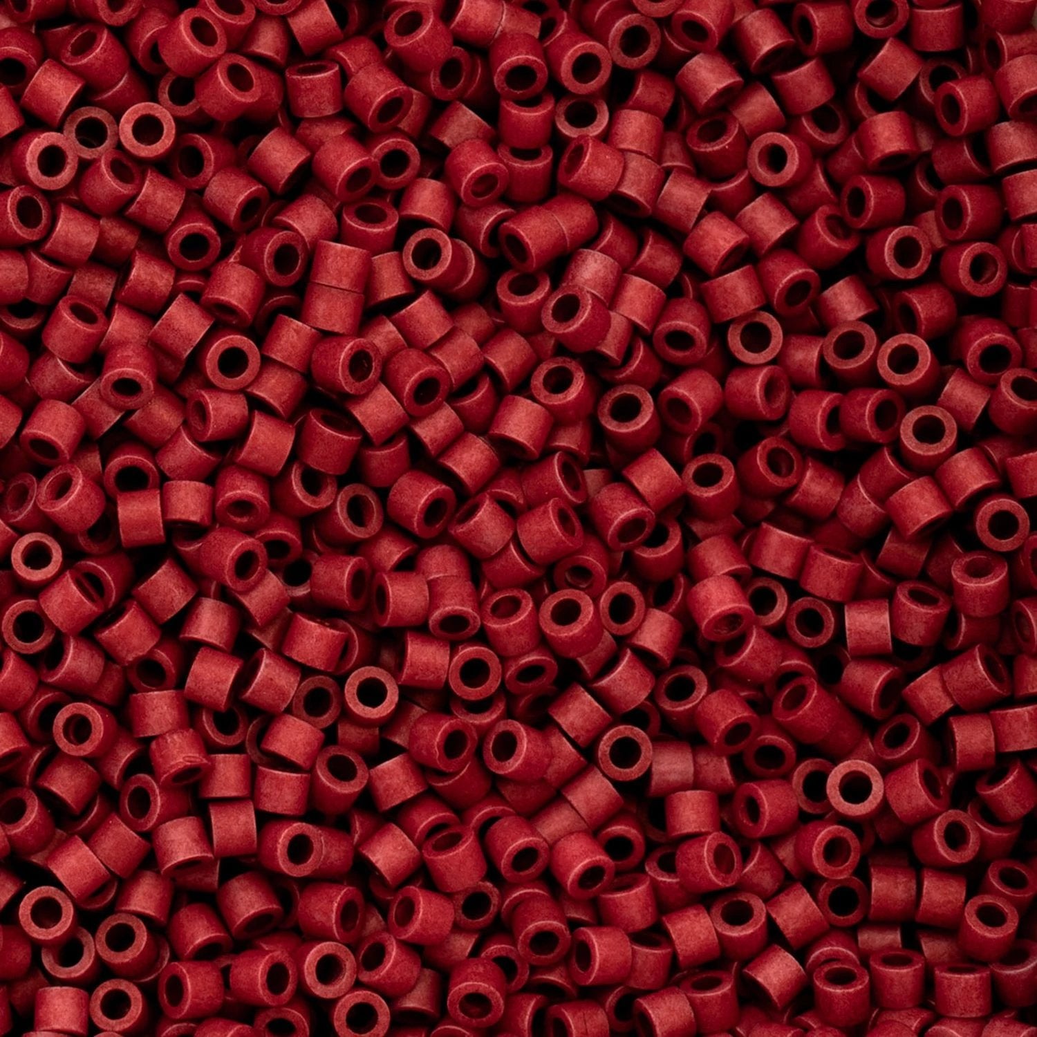 Cylin Bead 11/0 25g Bag Red Matte Cylin Beads John Beads