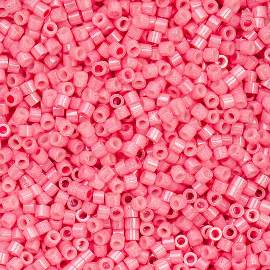 Cylin Bead 11/0 25g Bag – Opaque Pink Carnation Cylin Beads John Beads