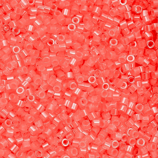 Cylin Bead 11/0 25g Bag – Coral Neon Color Cylin Beads John Beads