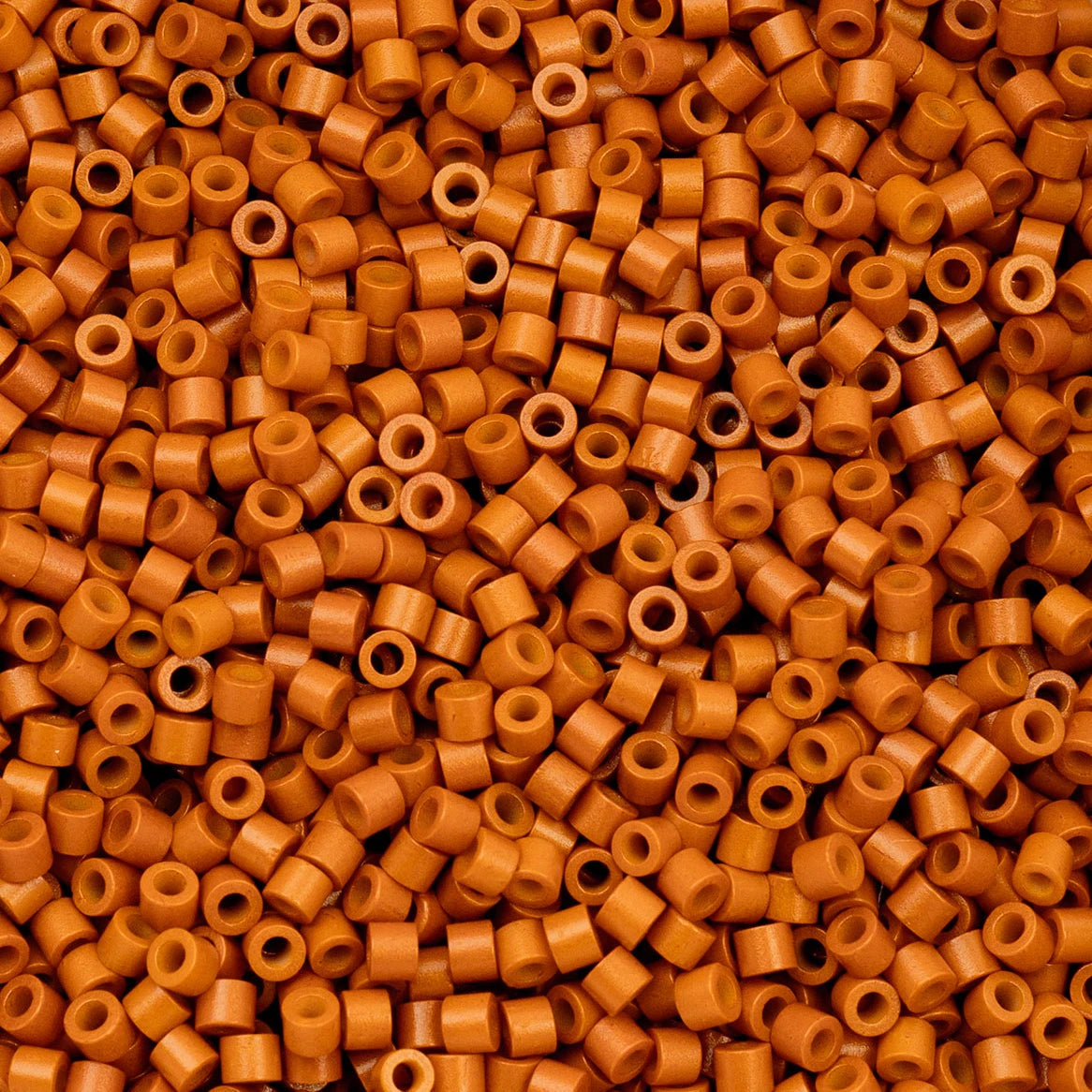Cylin Bead 11/0 25g Bag Opaque Pumpkin Orange Cylin Beads John Beads