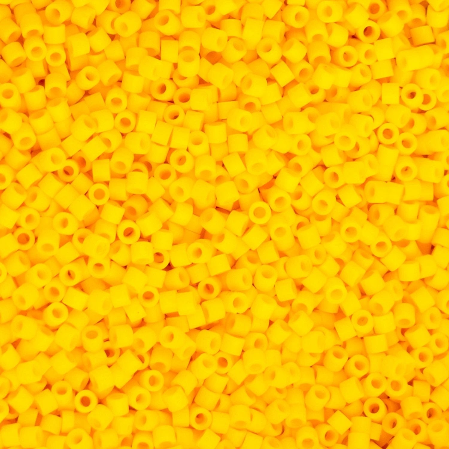 Cylin Bead 11/0 25g Bag Matte - Opaque Butterlight Yellow Cylin Beads John Beads