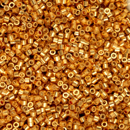 Cylin Bead 11/0 25g Bag – ElectroGold Coat Cylin Beads John Beads