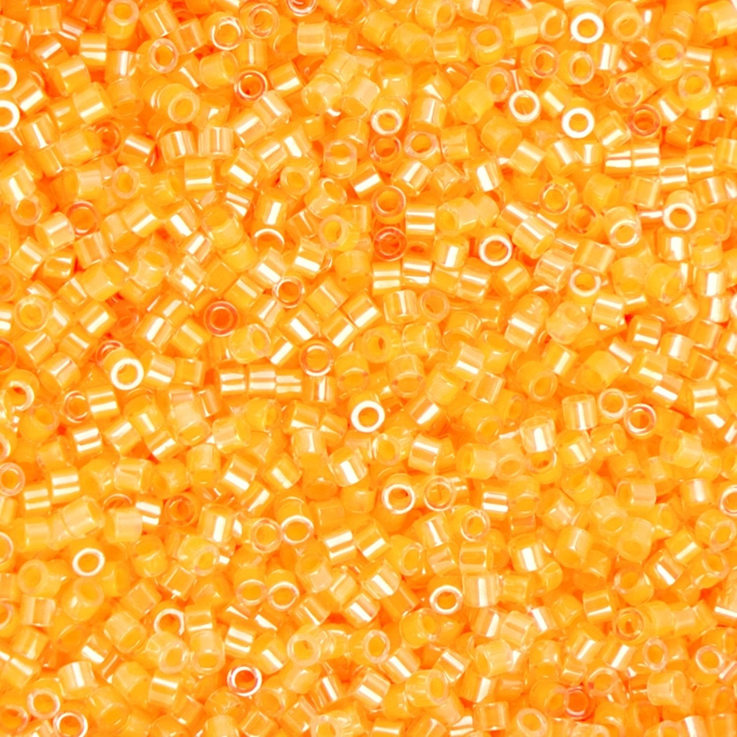 Cylin Bead 11/0 25g Bag – Neon Light Orange Cylin Beads John Beads