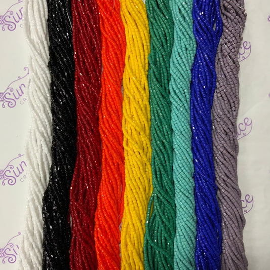 "Fire/Rainbow Colours"  3 Cut 9/0 "Hank" Sets Promotion