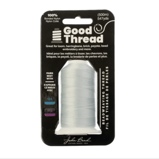 Good Thread 500m Spool LIGHT GREY Bonded, Basic Thread Basics