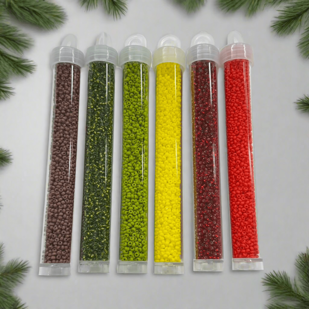 Grinchmas Bead Set - 10/0 Seedbeads 6 Colour Set Promotion