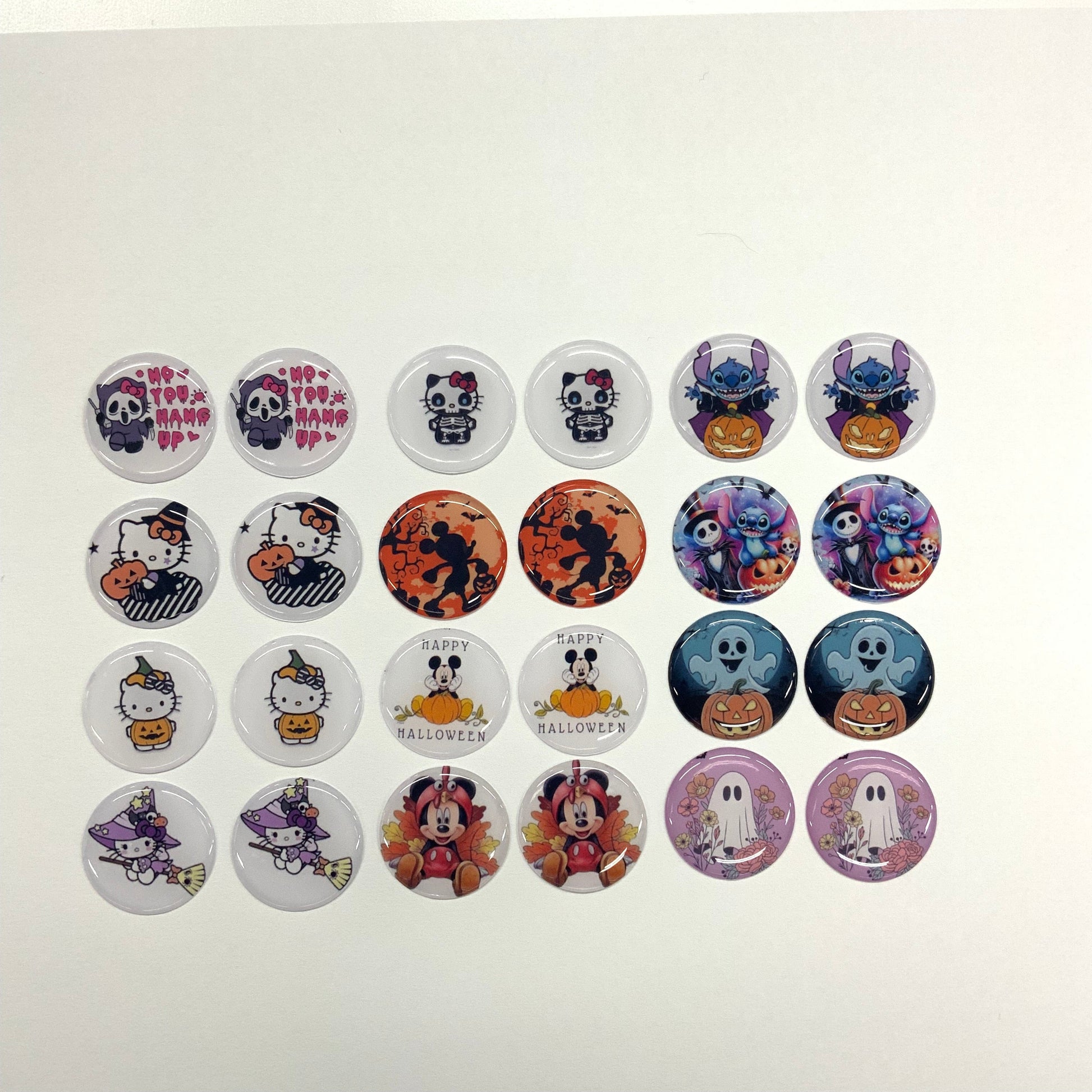 Halloween Cartoon Resin Cabs Gem Set, 12 Gems, Promotions Promotions
