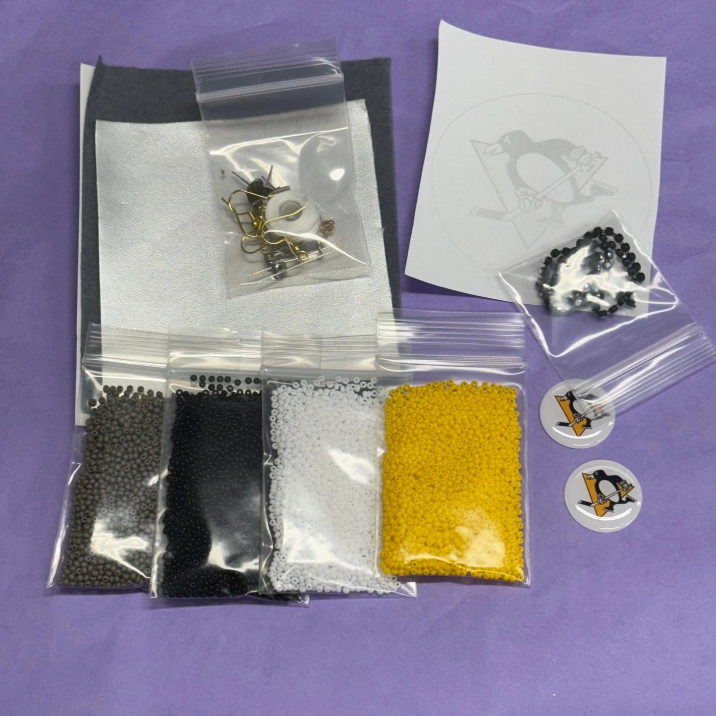 Pittsburgh Hockey Team Medallion Hockey Team inspired Medallion Starter Kits, Promotions