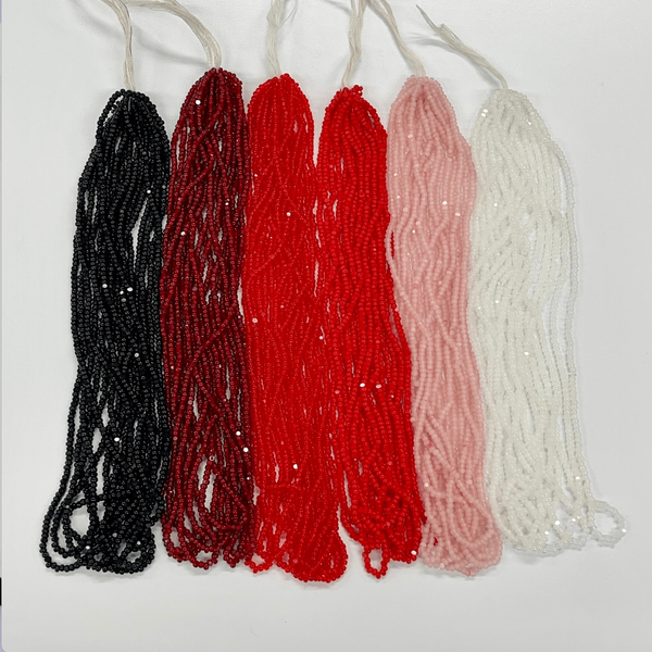 "Hot Hearts" 6 x 11/0 Charlotte Cut Seed Beads Set, Promotions Charlotte Cut Seedbeads