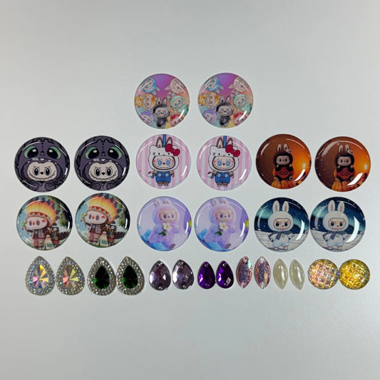 "Laboubou"' The Monster Gem Set, 14 Gems, Promotions Promotions