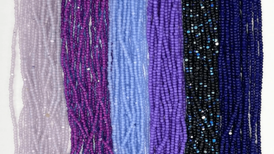 “Lady Glitter Sparkle” Nichelle’s Picks, 6 x 11/0 Charlotte Cut Seed Beads Set, Promotions Promotions