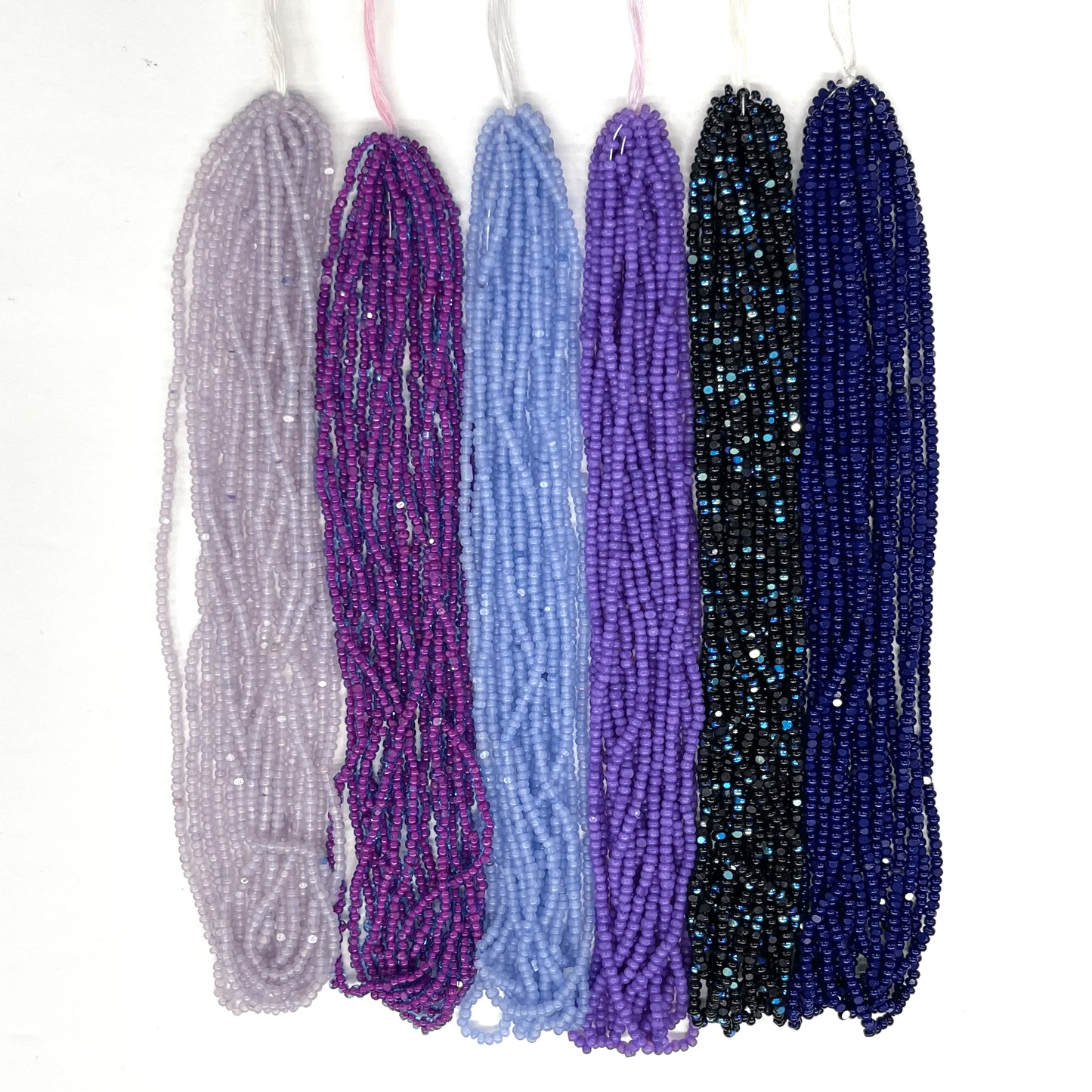 “Lady Glitter Sparkle” Nichelle’s Picks, 6 x 11/0 Charlotte Cut Seed Beads Set, Promotions Promotions