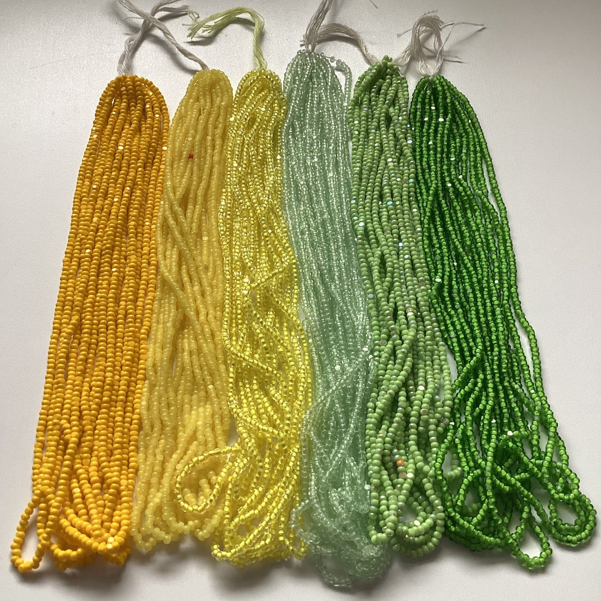 “Lemons & Limes” 6 x Charlotte Cut Seed Bead (10g) Set, Promotions Charlotte Cut Seedbeads