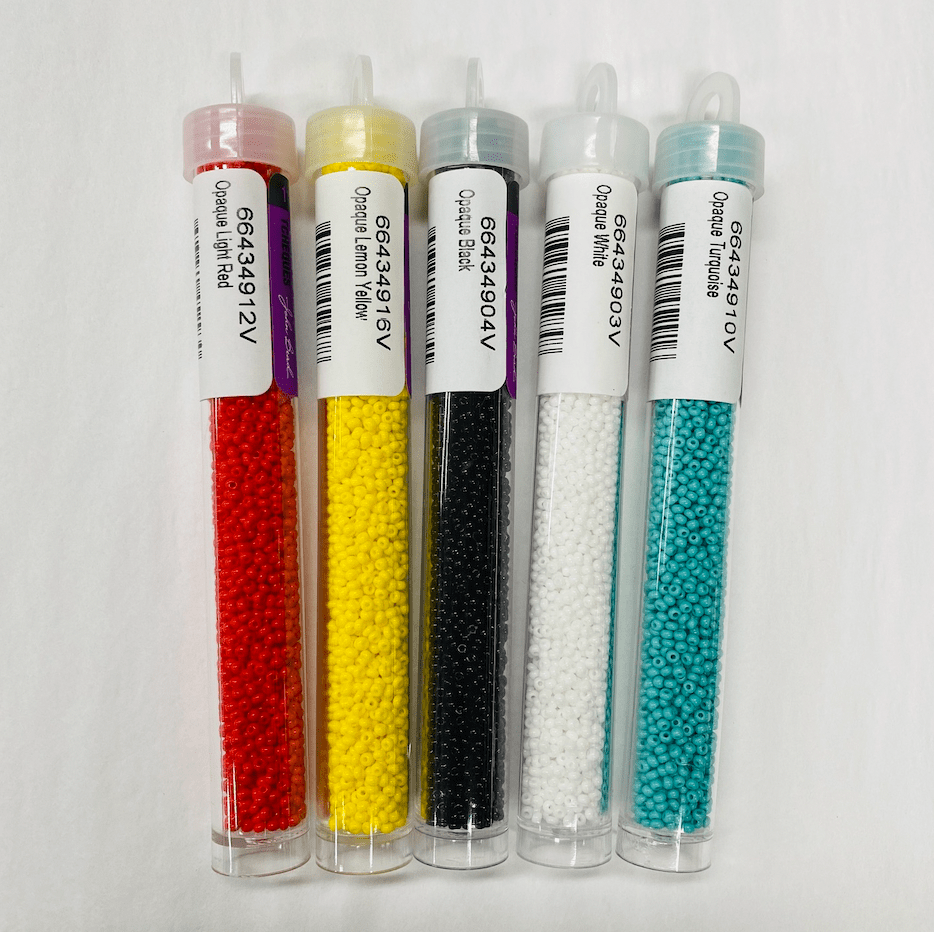 "Mi'kmaq" Colour Set, 11/0 Czech Seed Beads, Set of 5 x 22g Bags Bundles