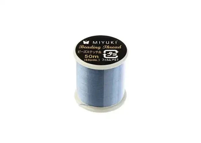 Light Blue Miyuki Nylon Beading Thread B (50m Spool) Various Colours Basics