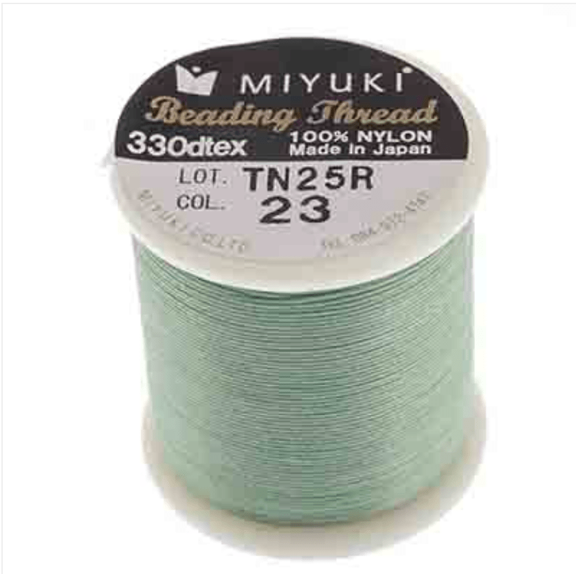 Green Mint Miyuki Nylon Beading Thread B (50m Spool) Various Colours Basics