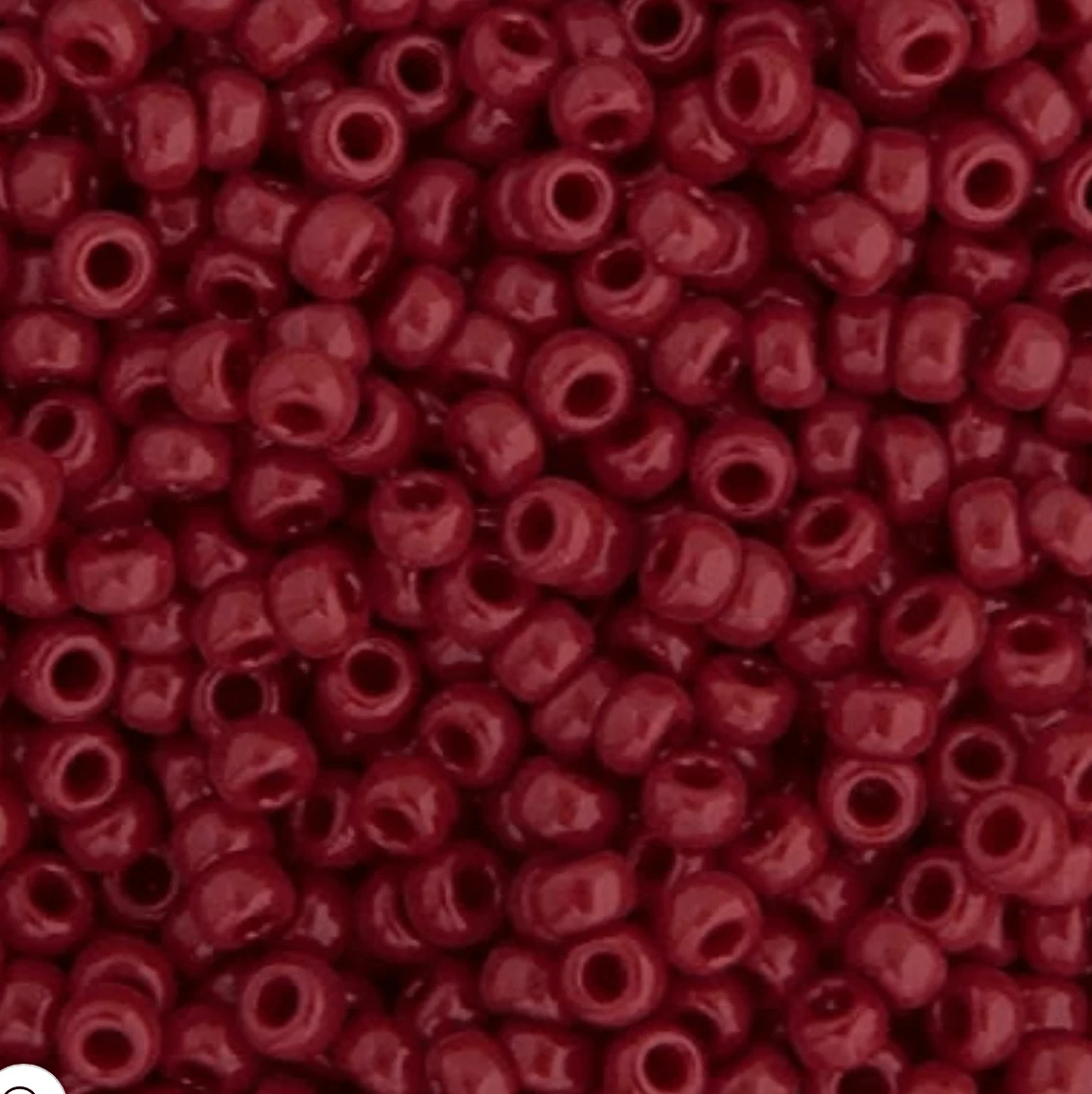 Miyuki Seed Bead 11/0 Brown Currant Opaque (0419v) (22g) Miyuki Seed Bead 11/0