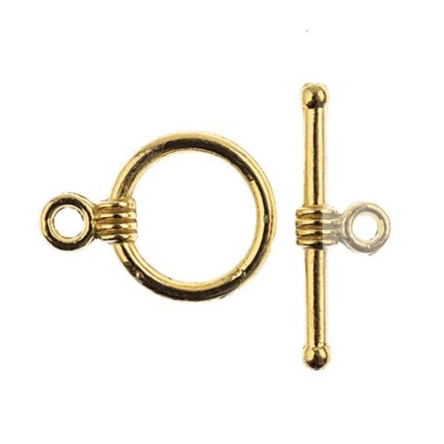 Must Have Findings - Toggle Clasp 11mm Gold 9pcs, John Beads Basics Basics