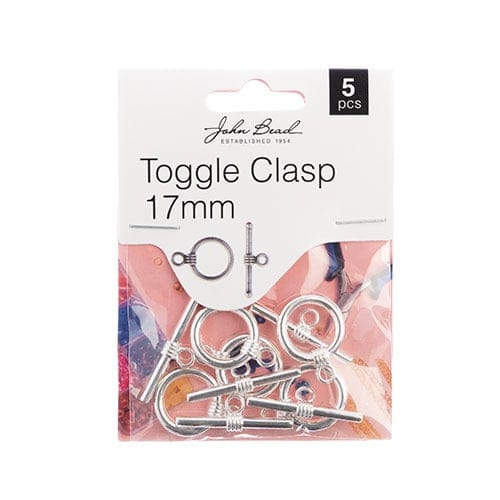 Must Have Findings - Toggle Clasp 17mm Pewter 5pcs, John Beads Basics Basics