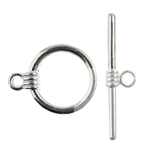 Must Have Findings - Toggle Clasp 17mm Pewter 5pcs, John Beads Basics Basics