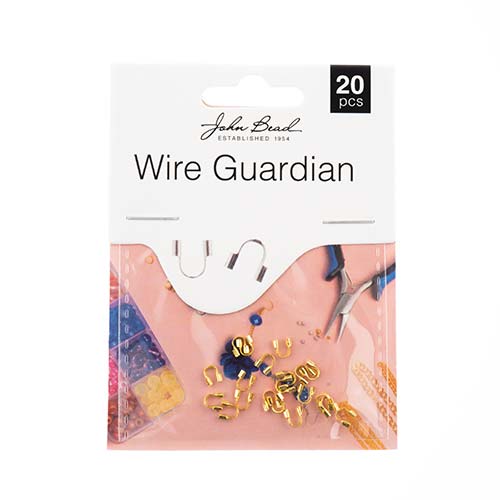 Must Have Findings - Wire Guardian 4x4mm Gold 20pcs, John Beads Basics Basics