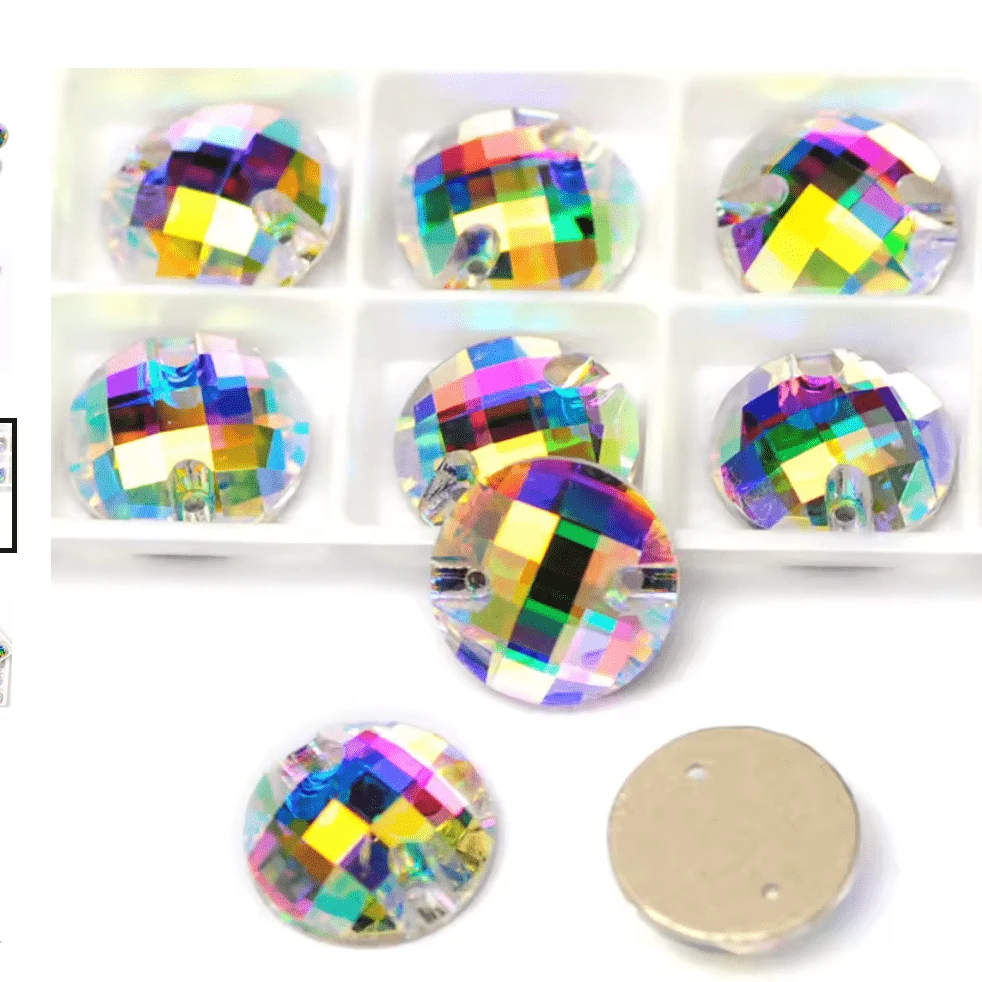"Oh WOW..." 13 Pairs of AB Gem Fancy Glass Gem Set, Promotions Promotions