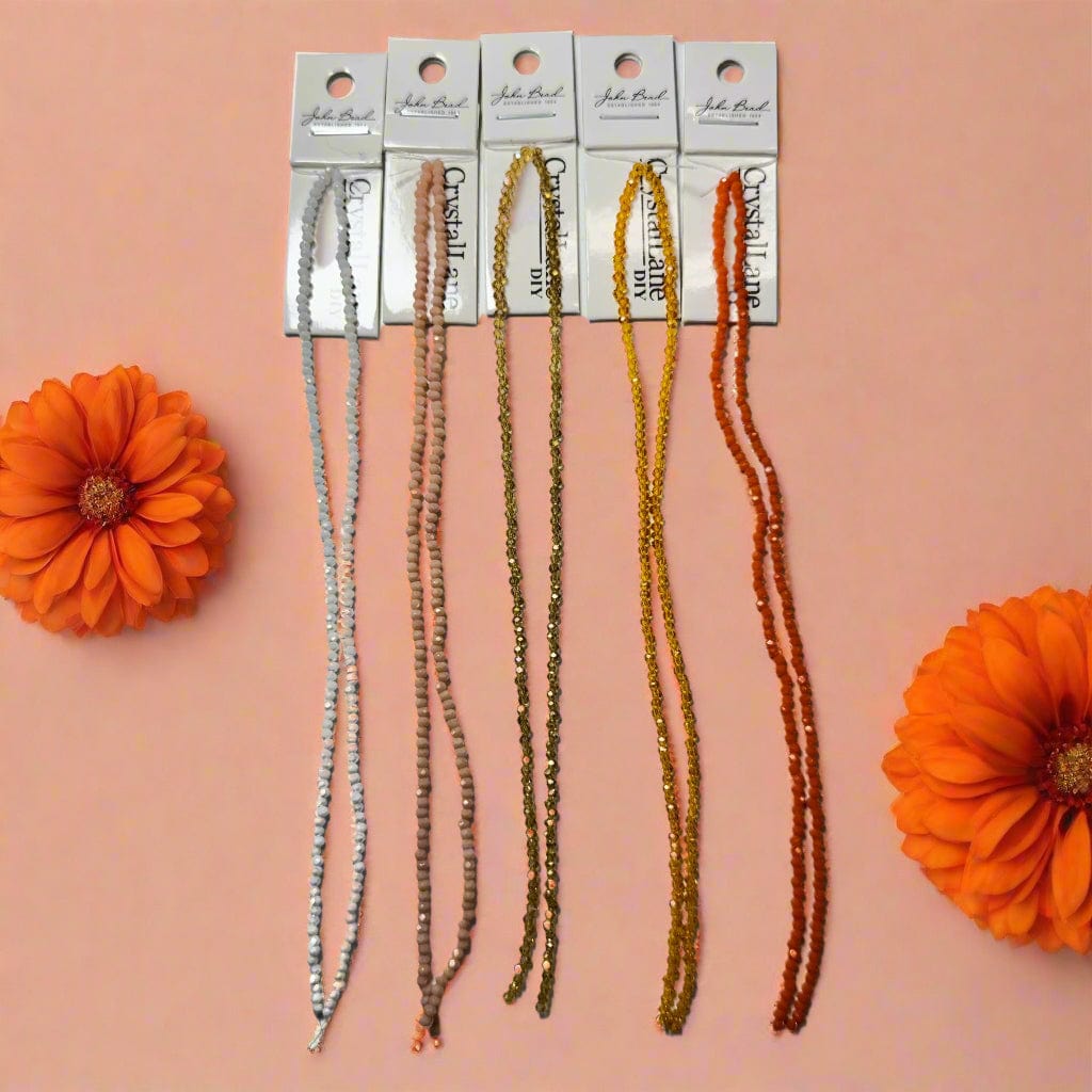 “Orange blossom” 5 x 1.5*2.5mm Crystal Lane Rondelle, Bundle Promotions Promotions