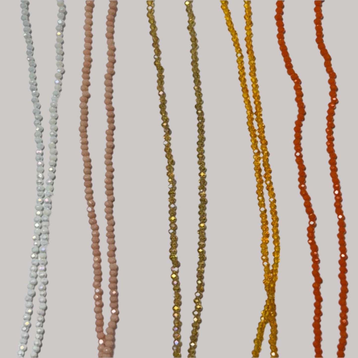 “Orange blossom” 5 x 1.5*2.5mm Crystal Lane Rondelle, Bundle Promotions Promotions
