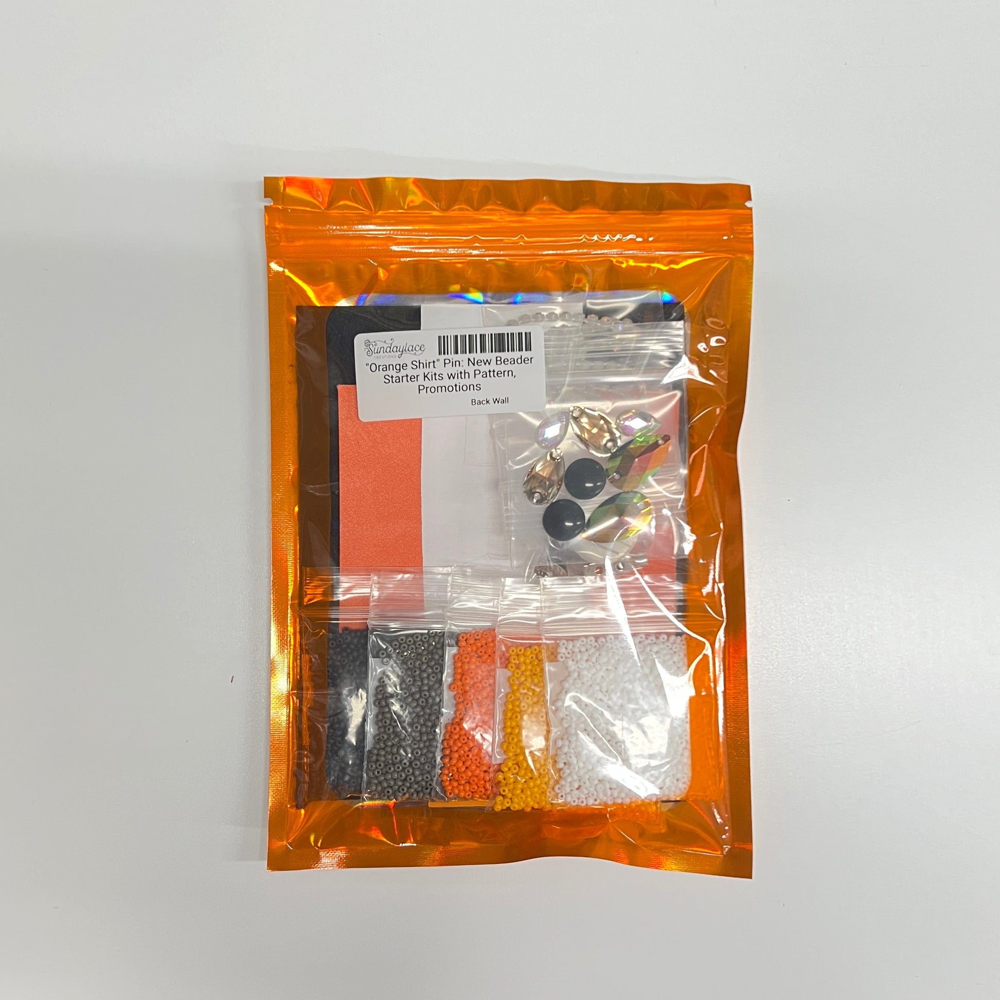 "Orange Shirt" Pin: New Beader Starter Kits with Pattern, Promotions Promotions