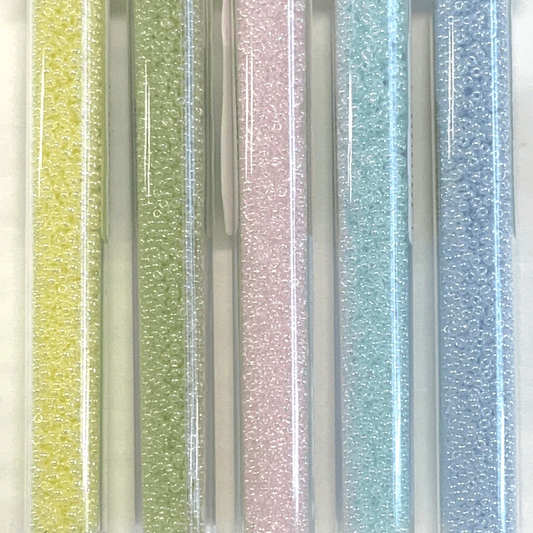 Pastel Ceylon Set, 11/0 Miyuki Seed Beads, Set of 5 x 22g vials Miyuki Seed Bead 11/0