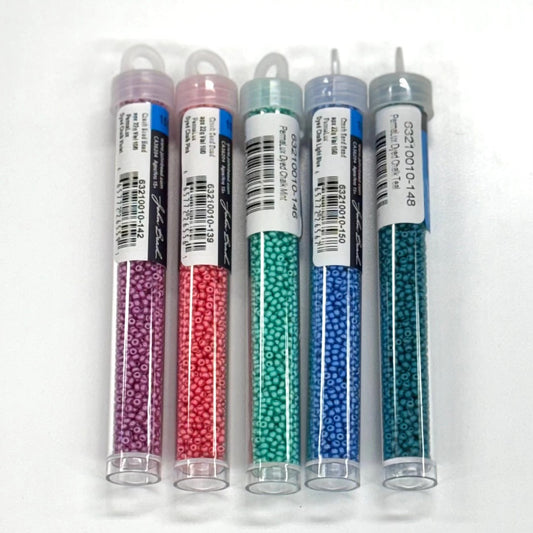 Permalux Jewel Tone Seedbead Vial Set, 5 x 22g, Promotions Promotion
