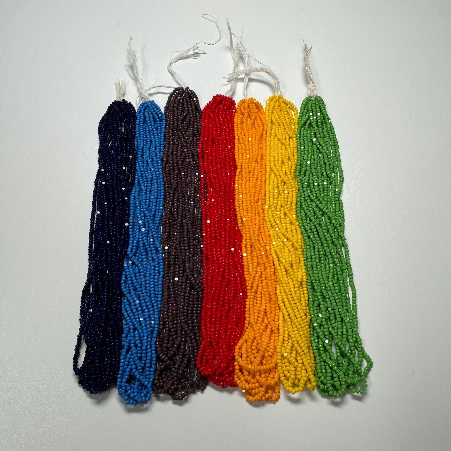 Pride Rainbow 🌈 Opaque, 7 x 11/0 Charlotte Cut Seed Beads Set, Promotions Charlotte Cut Seedbeads