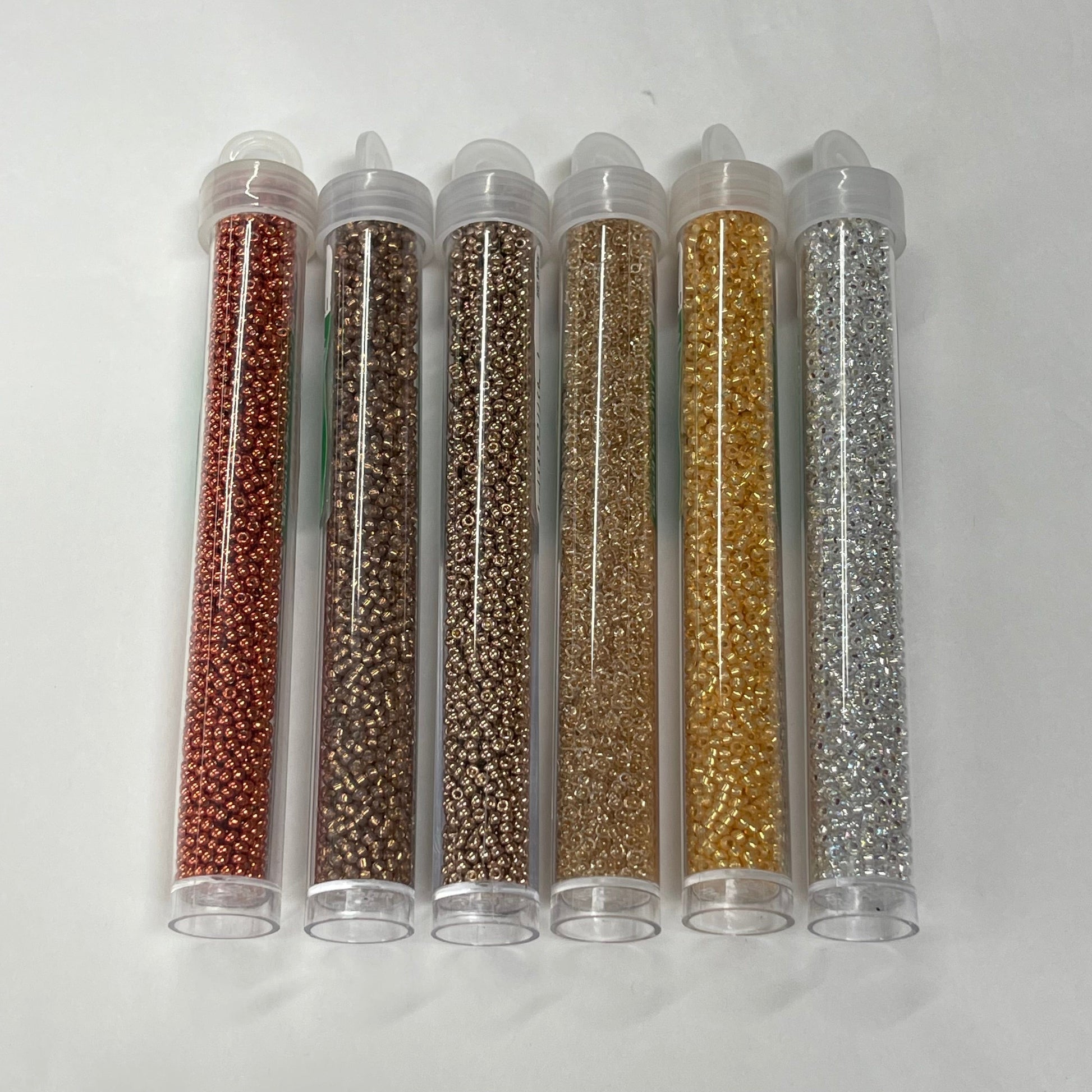 Pumpkin Spice Latte Set, 11/0 Miyuki Seed Beads, Set of 6 x 22g vials, Fall Promotions Promotions