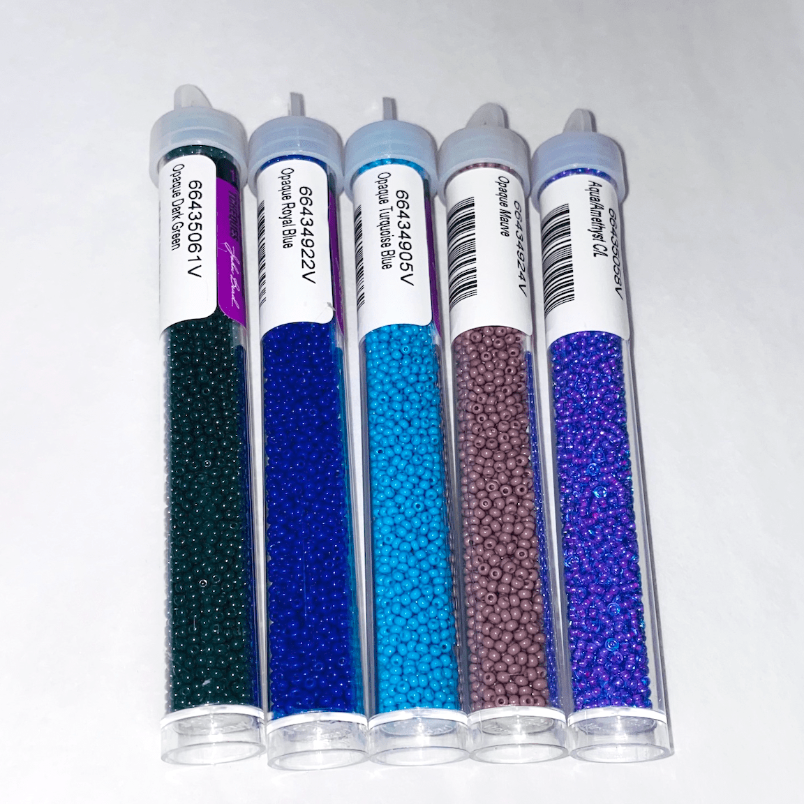 "Purple Flower Bush"🪻Colour Set, 11/0 Czech Seed Beads, Set of 5 x 22g vials Promotions