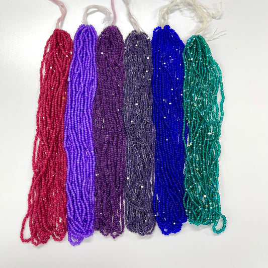 "Royal Princess" 6 x 11/0 Charlotte Cut Seed Beads Set, Promotions Charlotte Cut Seedbeads