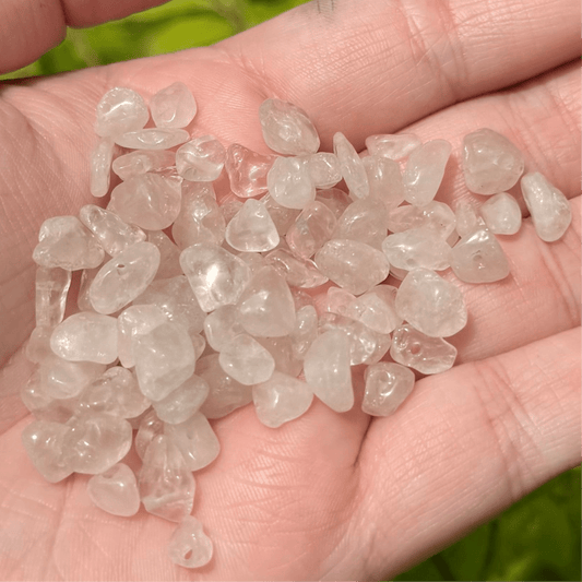 Semi-Precious Chips 22g - Rose Quartz Pearl Beads